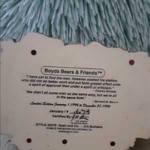 Boyd’s bears collection Noah’s ark